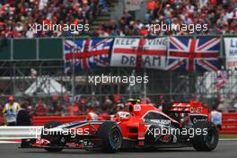 10.07.2011 Silverstone, UK, England,  Jerome d'Ambrosio (BEL), Virgin Racing  - Formula 1 World Championship, Rd 09, British Grand Prix, Sunday Race