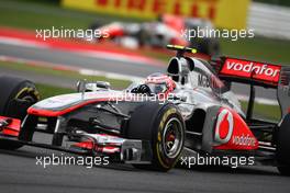 10.07.2011 Silverstone, UK, England,  Jenson Button (GBR), McLaren Mercedes  - Formula 1 World Championship, Rd 09, British Grand Prix, Sunday Race