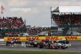 10.07.2011 Silverstone, UK, England,  Vitaly Petrov (RUS), Lotus Renalut F1 Team  - Formula 1 World Championship, Rd 09, British Grand Prix, Sunday Race