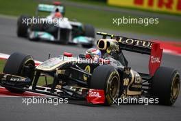 10.07.2011 Silverstone, UK, England,  Vitaly Petrov (RUS), Lotus Renault GP - Formula 1 World Championship, Rd 09, British Grand Prix, Sunday Race