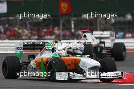 10.07.2011 Silverstone, UK, England,  Paul di Resta (GBR), Force India F1 Team  - Formula 1 World Championship, Rd 09, British Grand Prix, Sunday Race