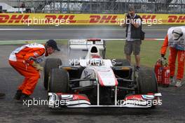 10.07.2011 Silverstone, UK, England,  Kamui Kobayashi (JAP), Sauber F1 Team  - Formula 1 World Championship, Rd 09, British Grand Prix, Sunday Race