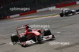 10.07.2011 Silverstone, UK, England,  Fernando Alonso (ESP), Scuderia Ferrari  - Formula 1 World Championship, Rd 09, British Grand Prix, Sunday Race