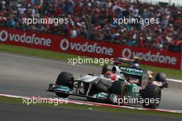 10.07.2011 Silverstone, UK, England,  Michael Schumacher (GER), Mercedes GP Petronas F1 Team - Formula 1 World Championship, Rd 09, British Grand Prix, Sunday Race