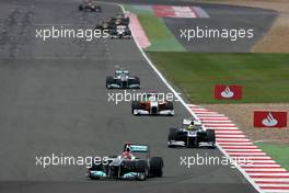 10.07.2011 Silverstone, UK, England,  Michael Schumacher (GER), Mercedes GP  - Formula 1 World Championship, Rd 09, British Grand Prix, Sunday Race