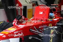 09.07.2011 Silverstone, UK, England,  Fernando Alonso (ESP), Scuderia Ferrari - Formula 1 World Championship, Rd 09, British Grand Prix, Saturday Practice