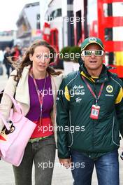 09.07.2011 Silverstone, UK, England,  Catherine Hyde (GBR) girlfriend of Heikki Kovalainen  - Formula 1 World Championship, Rd 09, British Grand Prix, Saturday