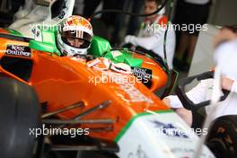 09.07.2011 Silverstone, UK, England,  Adrian Sutil (GER), Force India F1 Team - Formula 1 World Championship, Rd 09, British Grand Prix, Saturday Practice