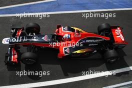 09.07.2011 Silverstone, UK, England,  Timo Glock (GER), Marussia Virgin Racing - Formula 1 World Championship, Rd 09, British Grand Prix, Saturday Practice