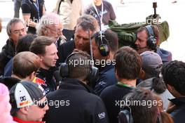 09.07.2011 Silverstone, UK, England,  Christian Horner (GBR), Red Bull Racing, Sporting Director - Formula 1 World Championship, Rd 09, British Grand Prix, Saturday Practice