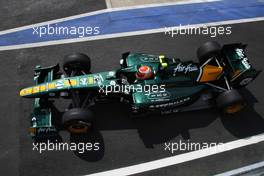 09.07.2011 Silverstone, UK, England,  Jarno Trulli (ITA), Team Lotus - Formula 1 World Championship, Rd 09, British Grand Prix, Saturday Practice