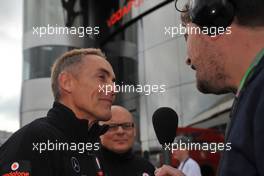 09.07.2011 Silverstone, UK, England,  Martin Whitmarsh (GBR), Team McLaren  - Formula 1 World Championship, Rd 09, British Grand Prix, Saturday Practice