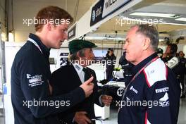 10.07.2011 Silverstone, UK, England,  Prince Harry with Patrick Head (GBR), AT&T Williams, Director of Engineering - Formula 1 World Championship, Rd 09, British Grand Prix, Sunday