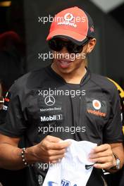 10.07.2011 Silverstone, UK, England,  Lewis Hamilton (GBR), McLaren Mercedes - Formula 1 World Championship, Rd 09, British Grand Prix, Sunday