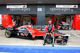 10.07.2011 Silverstone, UK, England,  Timo Glock (GER), Marussia Virgin Racing - Formula 1 World Championship, Rd 09, British Grand Prix, Sunday