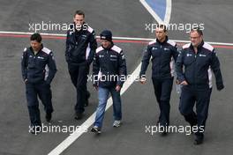 07.07.2011 Silverstone, UK, England,  Rubens Barrichello (BRA), Williams F1 Team  - Formula 1 World Championship, Rd 09, British Grand Prix, Thursday