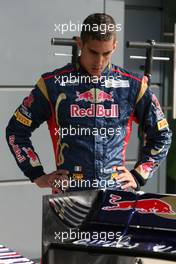 07.07.2011 Silverstone, UK, England,  Sebastien Buemi (SUI), Scuderia Toro Rosso  - Formula 1 World Championship, Rd 09, British Grand Prix, Thursday