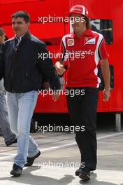 07.07.2011 Silverstone, UK, England,  Fernando Alonso (ESP), Scuderia Ferrari  - Formula 1 World Championship, Rd 09, British Grand Prix, Thursday