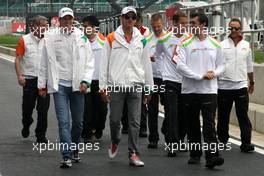 07.07.2011 Silverstone, UK, England,  Adrian Sutil (GER), Force India  - Formula 1 World Championship, Rd 09, British Grand Prix, Thursday
