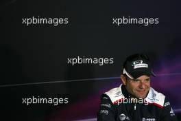 07.07.2011 Silverstone, UK, England,  Rubens Barrichello (BRA), Williams F1 Team  - Formula 1 World Championship, Rd 09, British Grand Prix, Thursday Press Conference