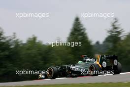 22.07.2011 Nurburgring, Germany,  Heikki Kovalainen (FIN), Team Lotus  - Formula 1 World Championship, Rd 10, German Grand Prix, Friday Practice