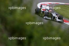22.07.2011 Nurburgring, Germany,  Rubens Barrichello (BRA), Williams F1 Team  - Formula 1 World Championship, Rd 10, German Grand Prix, Friday Practice
