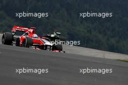 22.07.2011 Nurburgring, Germany,  Timo Glock (GER), Virgin Racing  - Formula 1 World Championship, Rd 10, German Grand Prix, Friday Practice