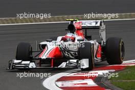 22.07.2011 Nurburgring, Germany,  Narain Karthikeyan (IND), Hispania Racing Team, HRT  - Formula 1 World Championship, Rd 10, German Grand Prix, Friday Practice