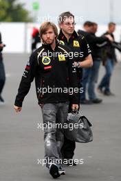 22.07.2011 Nurburgring, Germany,  Nick Heidfeld (GER), Lotus Renault GP - Formula 1 World Championship, Rd 10, German Grand Prix, Friday