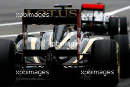 22.07.2011 Nurburgring, Germany,  Nick Heidfeld (GER), Lotus Renault F1 Team  - Formula 1 World Championship, Rd 10, German Grand Prix, Friday Practice