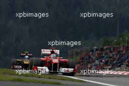 22.07.2011 Nurburgring, Germany,  Fernando Alonso (ESP), Scuderia Ferrari  - Formula 1 World Championship, Rd 10, German Grand Prix, Friday Practice