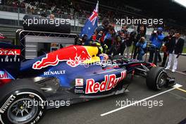 24.07.2011 Nurburgring, Germany,  Mark Webber (AUS), Red Bull Racing  - Formula 1 World Championship, Rd 10, German Grand Prix, Sunday Pre-Race Grid