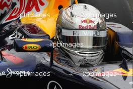 24.07.2011 Nurburgring, Germany,  Sebastian Vettel (GER), Red Bull Racing  - Formula 1 World Championship, Rd 10, German Grand Prix, Sunday Pre-Race Grid