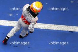 24.07.2011 Nurburgring, Germany,  Lewis Hamilton (GBR), McLaren Mercedes - Formula 1 World Championship, Rd 10, German Grand Prix, Sunday Podium