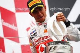 24.07.2011 Nurburgring, Germany,  1st place Lewis Hamilton (GBR), McLaren Mercedes - Formula 1 World Championship, Rd 10, German Grand Prix, Sunday Podium
