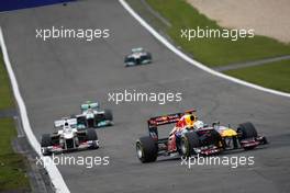 24.07.2011 Nurburgring, Germany,  Sebastian Vettel (GER), Red Bull Racing - Formula 1 World Championship, Rd 10, German Grand Prix, Sunday Race