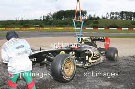 24.07.2011 Nurburgring, Germany,  Nick Heidfeld (GER), Lotus Renault GP - Formula 1 World Championship, Rd 10, German Grand Prix, Sunday Race