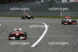 24.07.2011 Nurburgring, Germany, Fernando Alonso (ESP), Scuderia Ferrari  - Formula 1 World Championship, Rd 10, German Grand Prix, Sunday Race