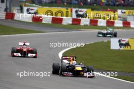 24.07.2011 Nurburgring, Germany,  Sebastian Vettel (GER), Red Bull Racing - Formula 1 World Championship, Rd 10, German Grand Prix, Sunday Race