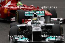 24.07.2011 Nurburgring, Germany,  Nico Rosberg (GER), Mercedes GP  - Formula 1 World Championship, Rd 10, German Grand Prix, Sunday Race