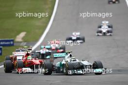 24.07.2011 Nurburgring, Germany,  Nico Rosberg (GER), Mercedes GP Petronas F1 Team - Formula 1 World Championship, Rd 10, German Grand Prix, Sunday Race
