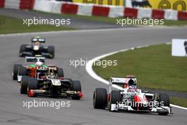 24.07.2011 Nurburgring, Germany,  Daniel Ricciardo (AUS) HRT Formula One Team- Formula 1 World Championship, Rd 10, German Grand Prix, Sunday Race