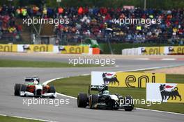 24.07.2011 Nurburgring, Germany,  Heikki Kovalainen (FIN), Team Lotus - Formula 1 World Championship, Rd 10, German Grand Prix, Sunday Race