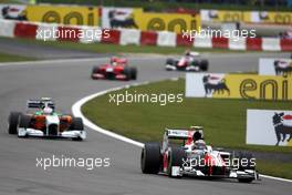 24.07.2011 Nurburgring, Germany,  Vitantonio Liuzzi (ITA), HRT Formula One Team- Formula 1 World Championship, Rd 10, German Grand Prix, Sunday Race