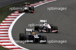 24.07.2011 Nurburgring, Germany,  Pastor Maldonado (VEN), AT&T Williams - Formula 1 World Championship, Rd 10, German Grand Prix, Sunday Race
