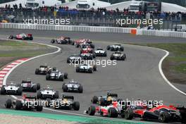 24.07.2011 Nurburgring, Germany, Start of the race - Formula 1 World Championship, Rd 10, German Grand Prix, Sunday Race