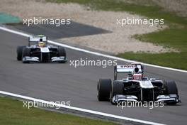 24.07.2011 Nurburgring, Germany,  Rubens Barrichello (BRA), AT&T Williams - Formula 1 World Championship, Rd 10, German Grand Prix, Sunday Race