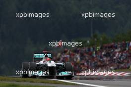 23.07.2011 Nurburgring, Germany,  Michael Schumacher (GER), Mercedes GP Petronas F1 Team - Formula 1 World Championship, Rd 10, German Grand Prix, Saturday Qualifying