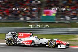 23.07.2011 Nurburgring, Germany,  Vitantonio Liuzzi (ITA), HRT Formula One Team - Formula 1 World Championship, Rd 10, German Grand Prix, Saturday Qualifying
