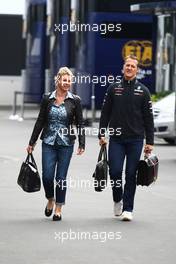 23.07.2011 Nurburgring, Germany,  Michael Schumacher (GER), Mercedes GP Petronas F1 Team and Corina Schumacher (GER), Corinna, Wife of Michael Schumacher - Formula 1 World Championship, Rd 10, German Grand Prix, Saturday Practice